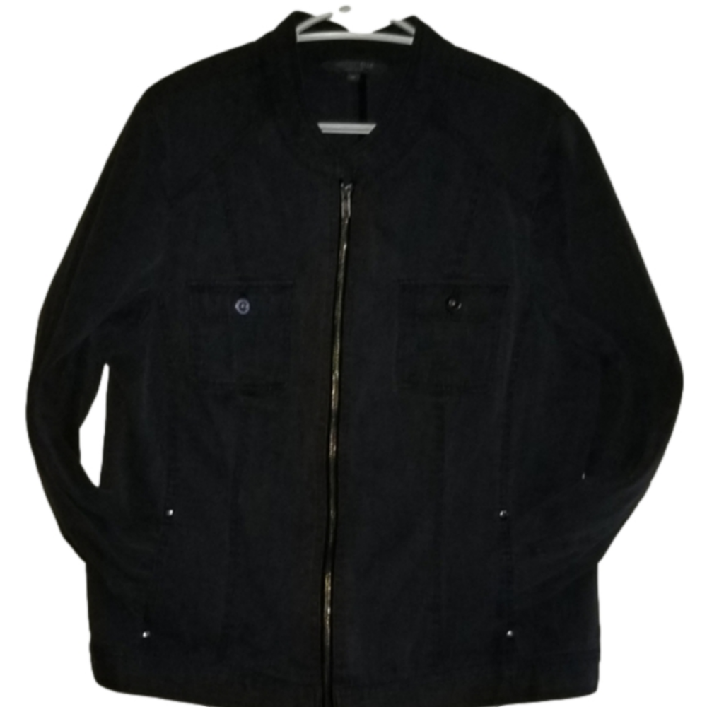Addition Elle Weekend Denim Shirt Jacket Size 16